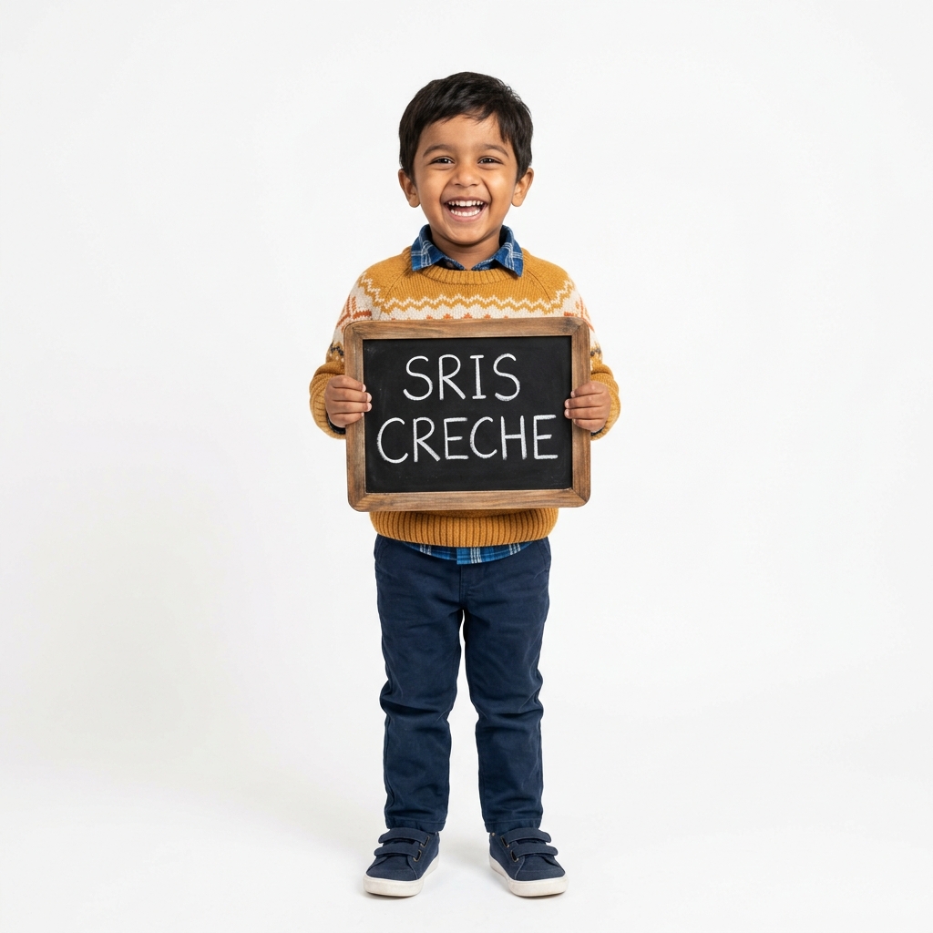 Happy SRIS Creche Child